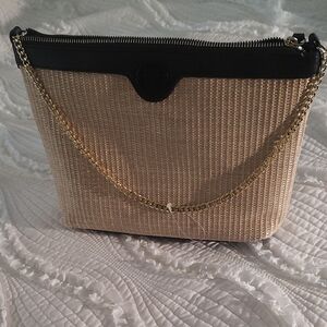 Nanette Lepore Black and Tan Shoulder Bag New Without tags